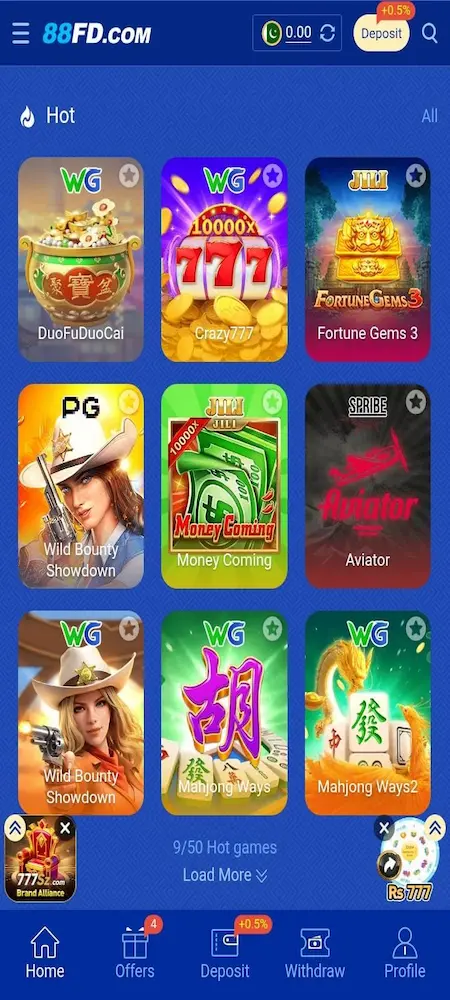 88FD Game download APK