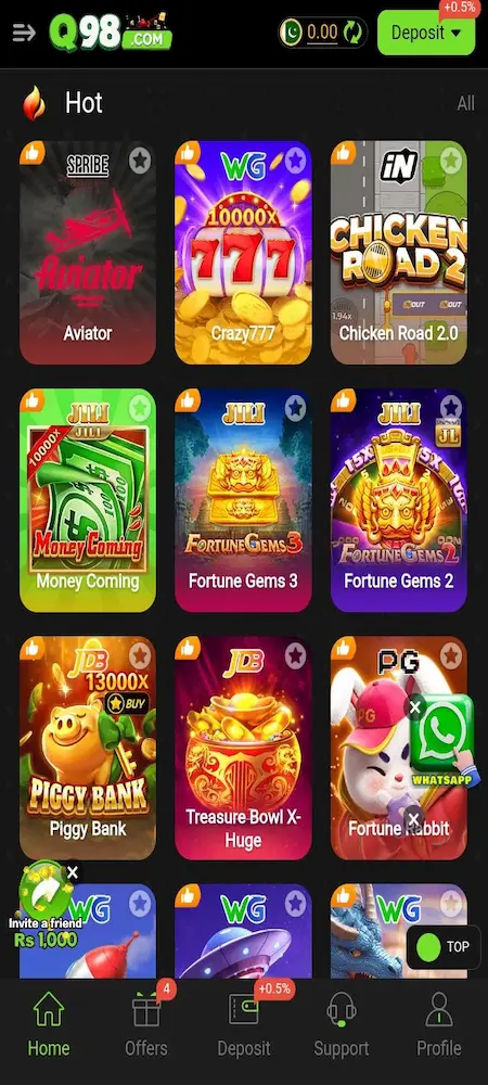 Q98 Game
