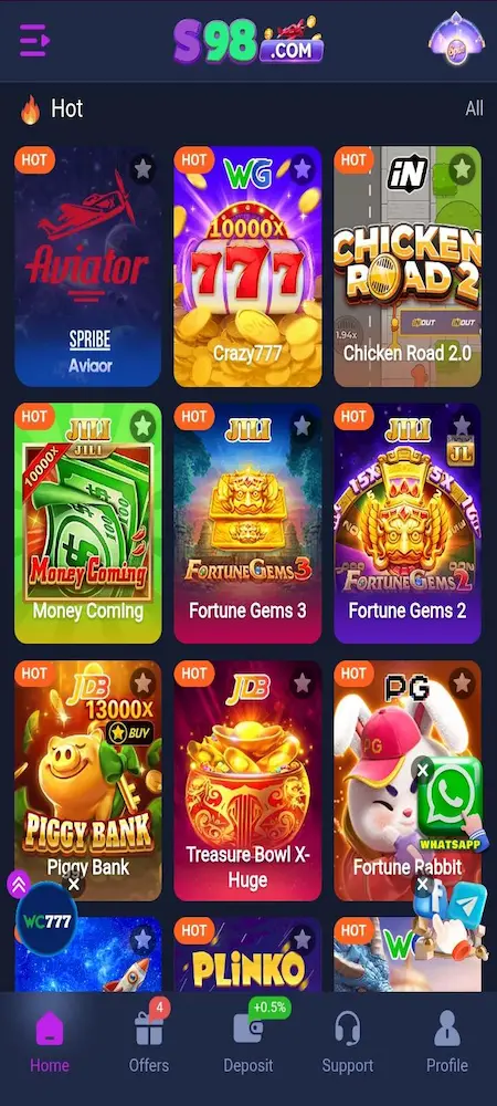 S98 Game Download APK
